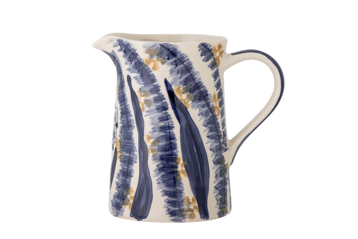 Vase "BlueFlower" - blue stoneware vase