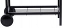 Charcoal Grill BarrelPro – Grill Cart with Lid, Thermometer & Shelves