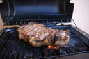 Charcoal Grill BarrelPro – Grill Cart with Lid, Thermometer & Shelves