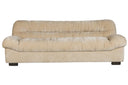 Sofa Talaro mit gerafftem Samtbezug