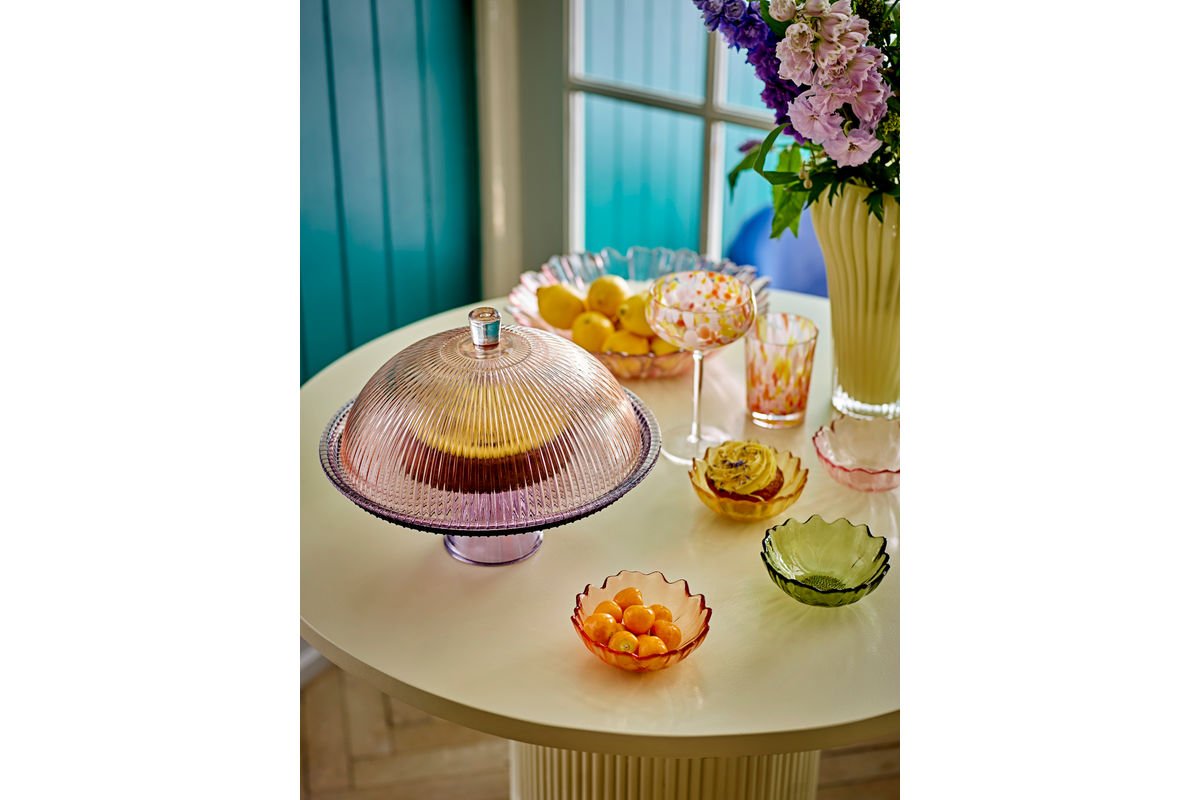 Vase „Solene“ – Gelbes Glas