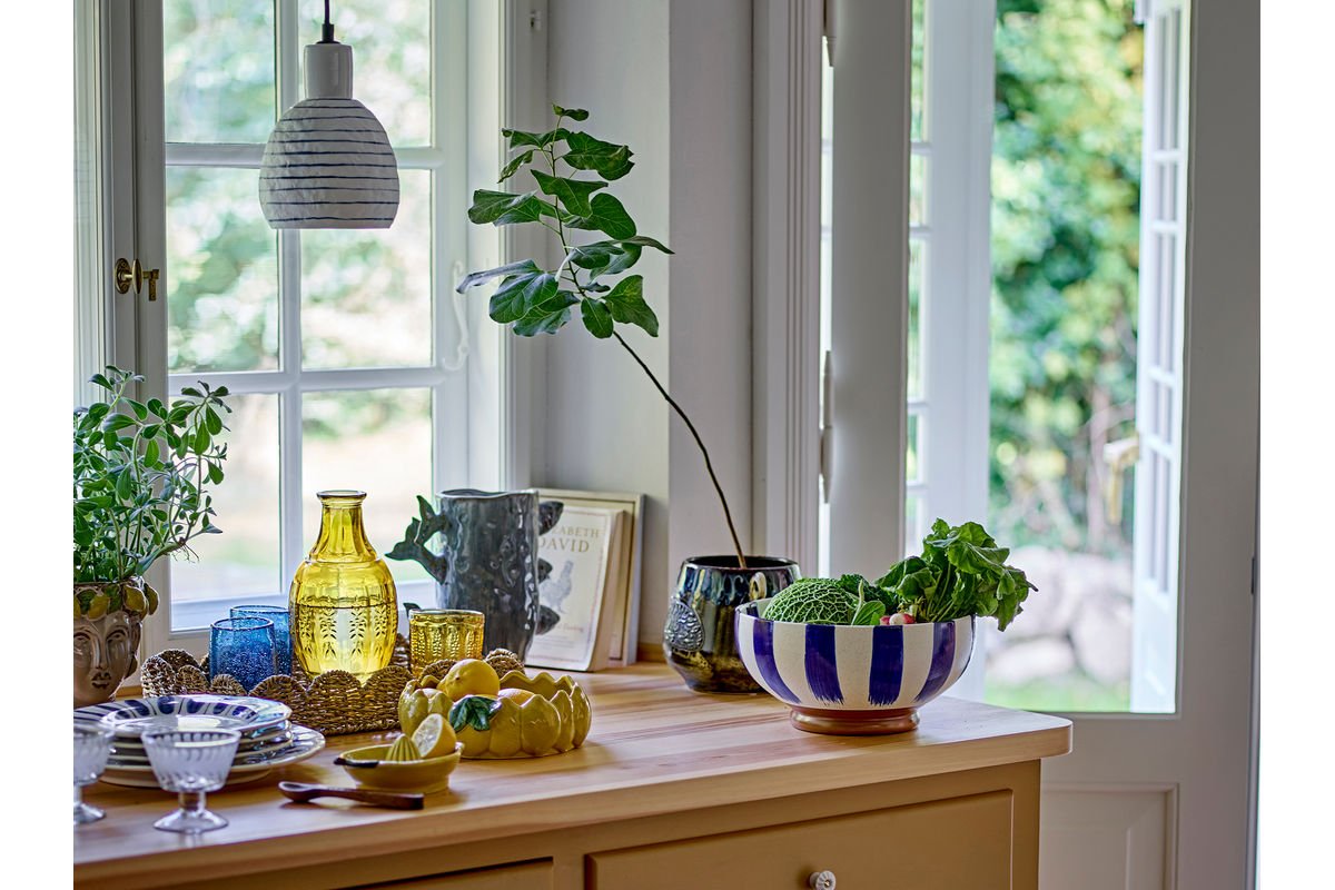 Decanter & Glass Set Lior – Glass in Warm Amber Tone