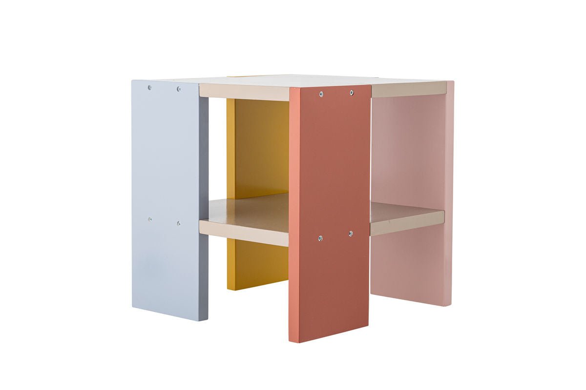 Children's Table Justus - Square Table made of FSC MDF with Colorful Sides