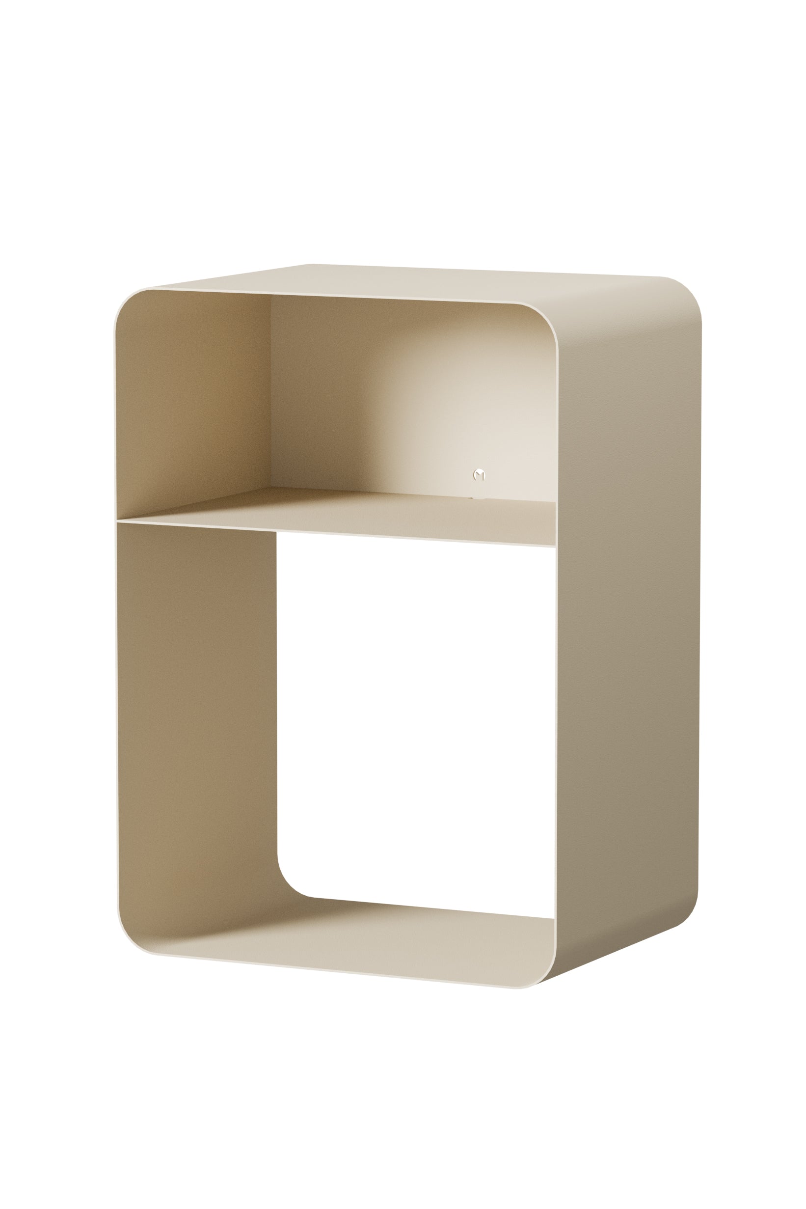 Nachttisch Damio – Minimalistisches Design aus pulverbeschichtetem Metall