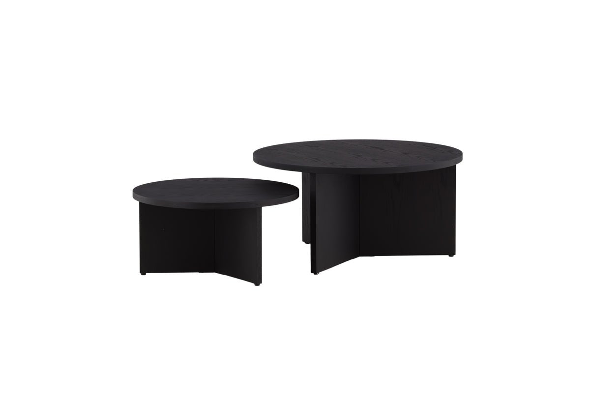 Coffee table Allan set - 2 tables with wood look