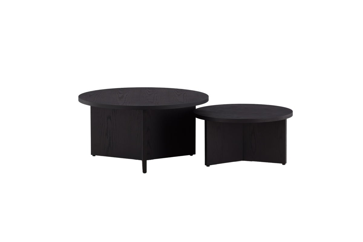 Coffee table Allan set - 2 tables with wood look