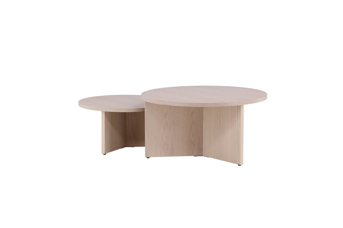 Coffee table Allan set - 2 tables with wood look