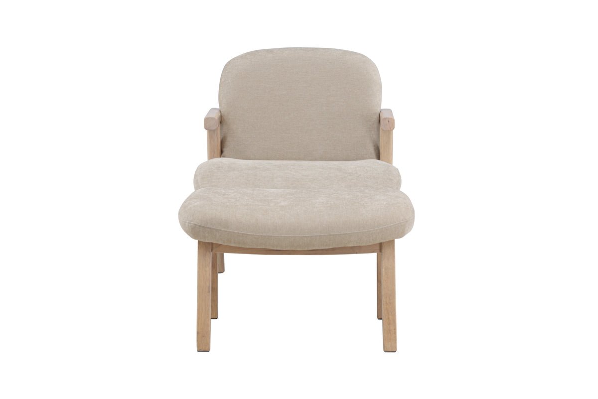 Armchair Railey II - with matching footstool