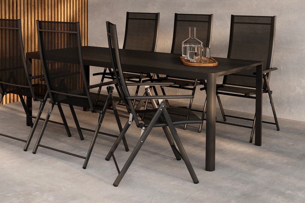 Garten Essgruppe Axaro – 5-teiliges Gartenmöbel-Set in 2 Größen