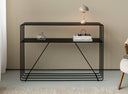 Chest of drawers Ria – Metal design with two shelves
