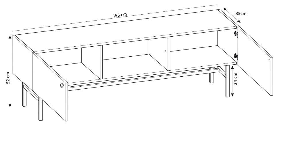 Designer Lowboard Liora