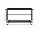 Shoe rack Neva – metal shelf with loft flair in many colors