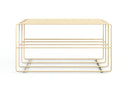 Shoe rack Neva – metal shelf with loft flair in many colors