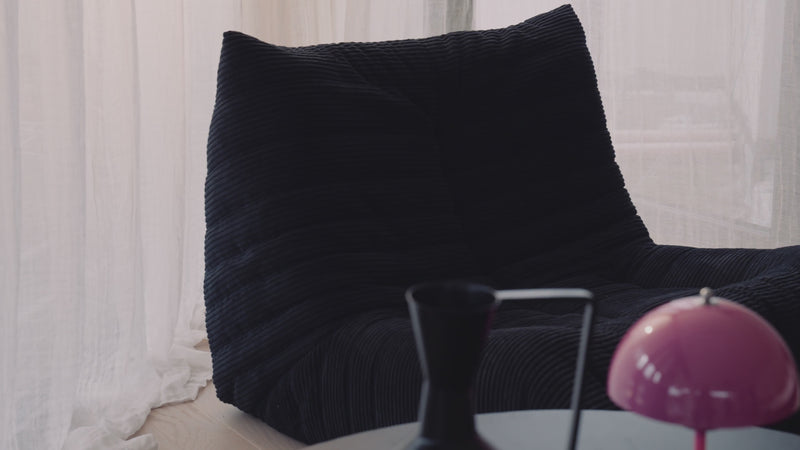 Designer Sofa-Sessel Calmo in Cord