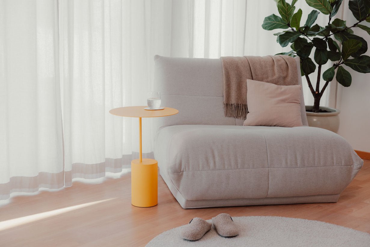 Couchtisch/Beistelltisch Ciro – Edelstahl-Design für Indoor & Outdoor