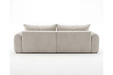 Designer Ecksofa Corso in Samt mit Schlaffunktion & Stauraum – Beige – Links