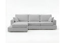 Designer Ecksofa Vigo in Bouclé – Sand – Links