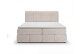 Boxspringbett Laguna Stoff mit Stauraum – Beige