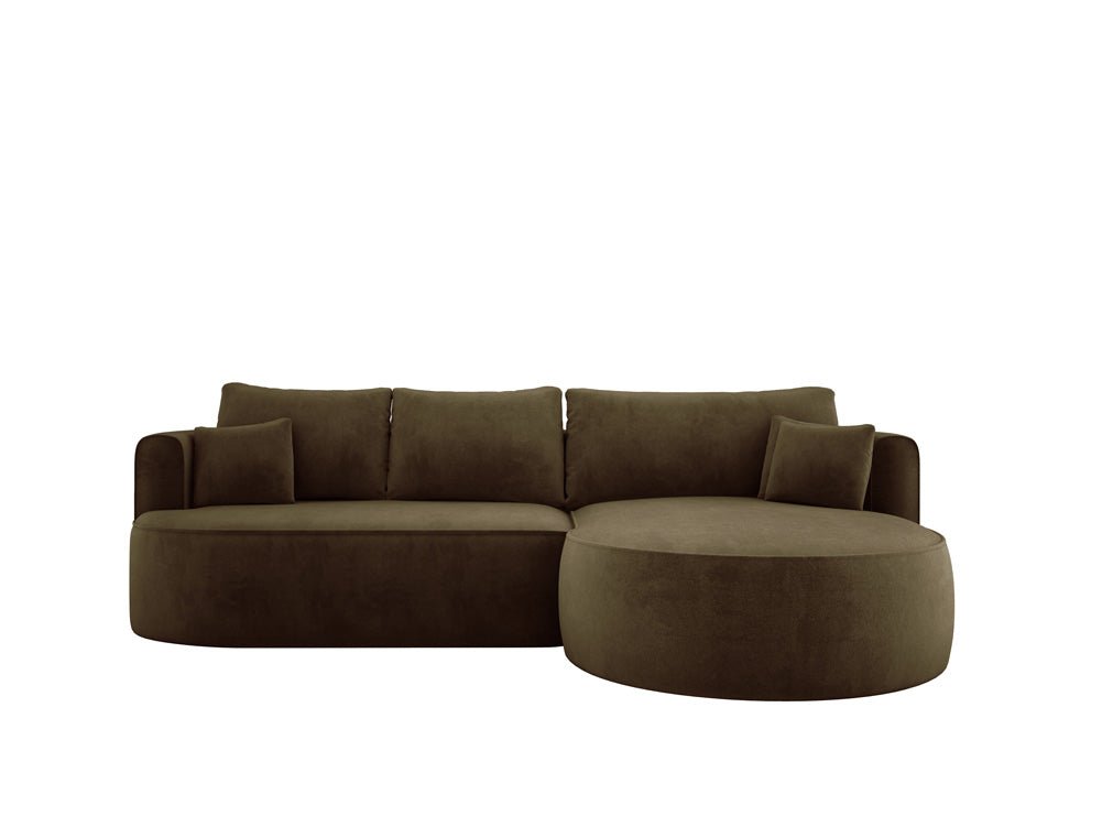 Designer L Sofa Lucca in Velvet