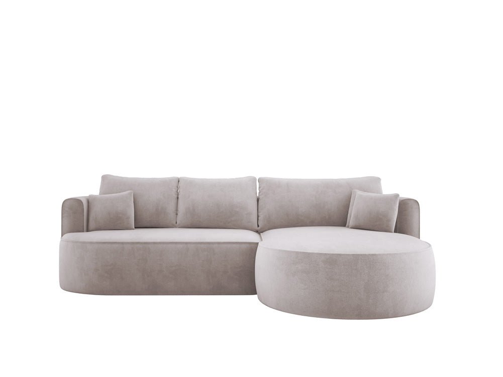 Designer L Sofa Lucca in Velvet