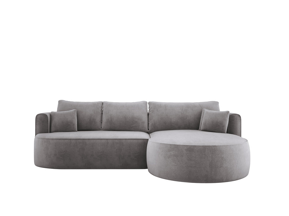 Designer L Sofa Lucca in Velvet