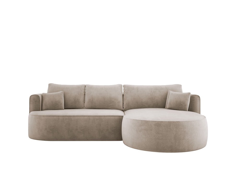Designer L Sofa Lucca in Velvet