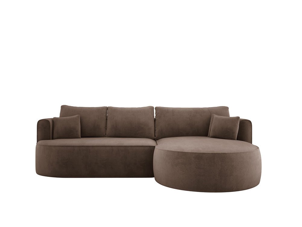 Designer L Sofa Lucca in Velvet
