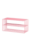 Shoe rack Neva – metal shelf with loft flair in many colors