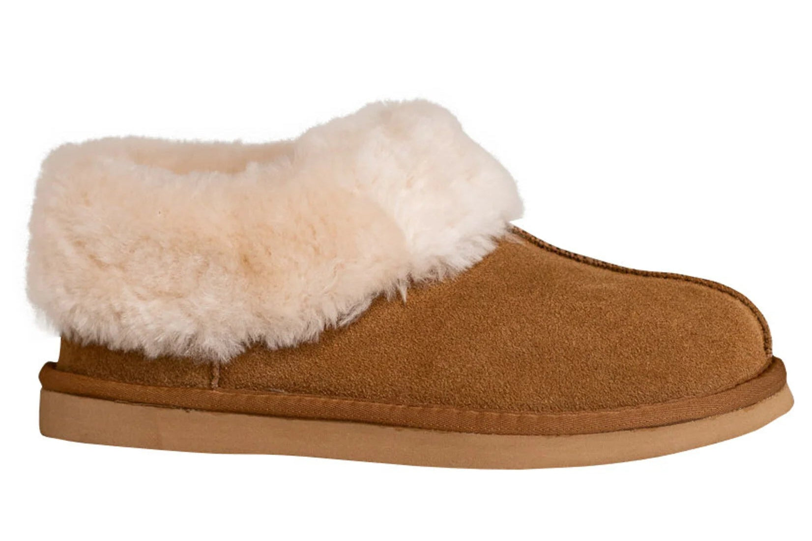 Sheepskin Slippers Alva – Genuine Sheepskin in Camel