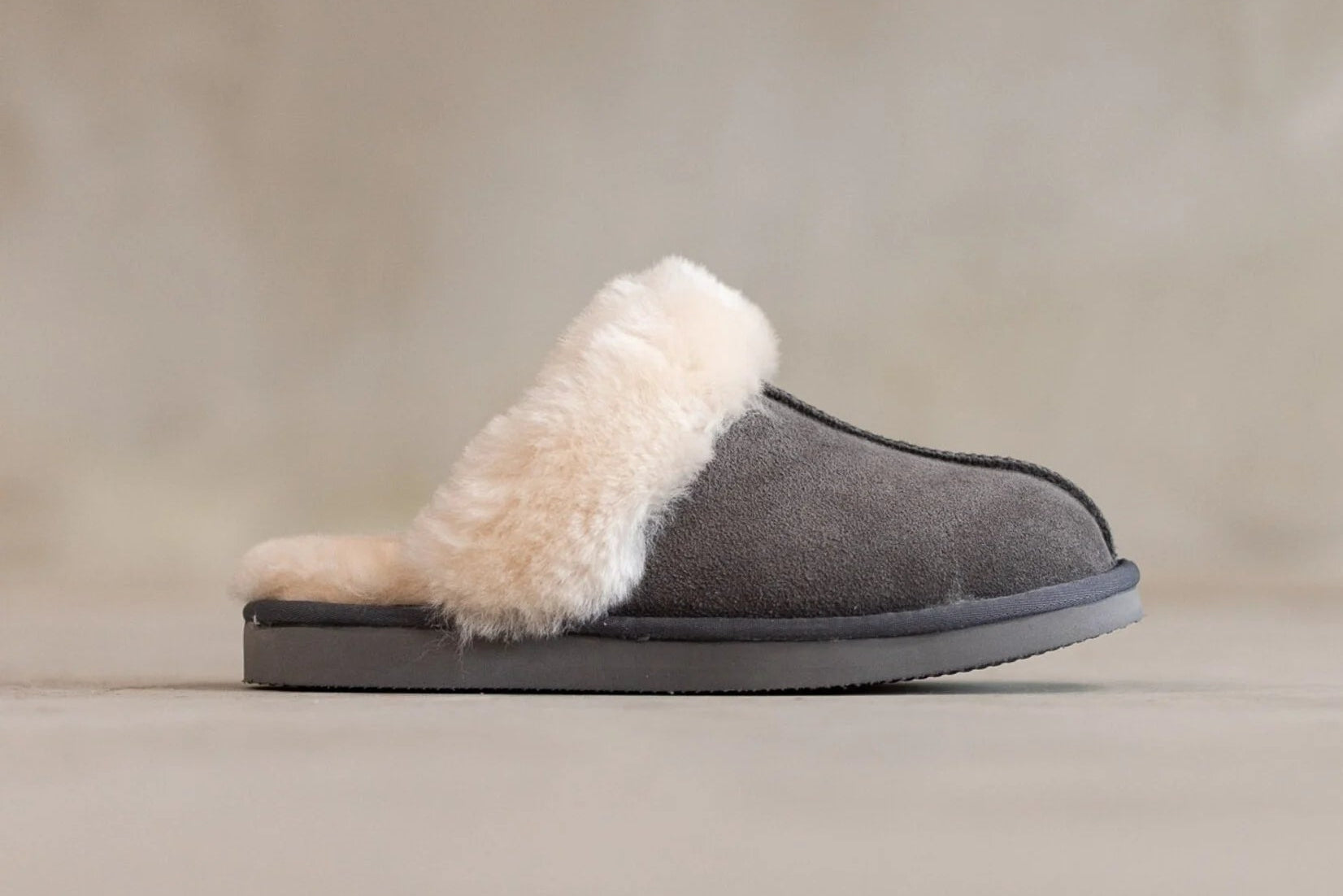 Sheepskin slippers Arvid – Genuine sheepskin in Gray