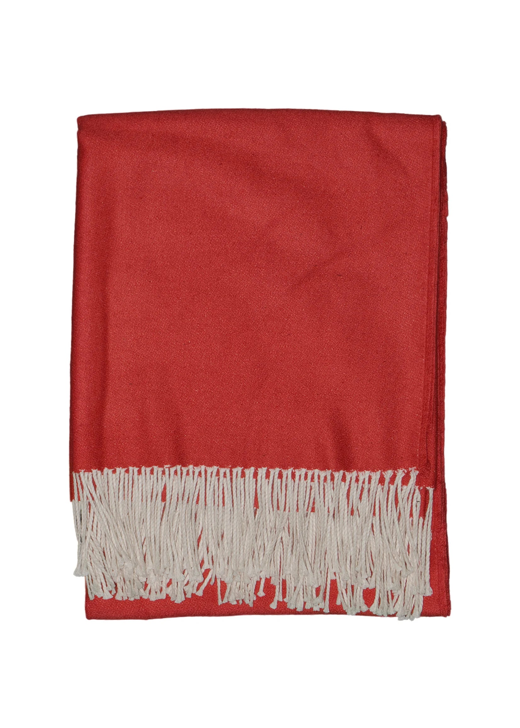 Light Alpaca Bedspread Runa - Pure Alpaca Wool in Red - 175x135 cm