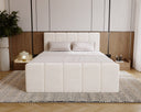 Celeste Velvet Box Spring Bed with Storage