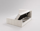 Celeste Velvet Box Spring Bed with Storage