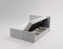 Celeste Velvet Box Spring Bed with Storage