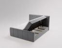 Celeste Velvet Box Spring Bed with Storage