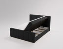 Celeste Velvet Box Spring Bed with Storage