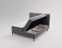 Lumière Box Spring Bed in Velvet with Storage