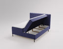 Lumière Box Spring Bed in Velvet with Storage