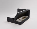 Boxspringbett Eden in Samt mit Stauraum