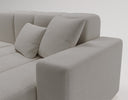 Designer corner sofa Loft in velvet