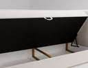 Celeste Velvet Box Spring Bed with Storage