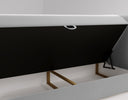 Celeste Velvet Box Spring Bed with Storage