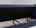Celeste Velvet Box Spring Bed with Storage