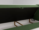 Celeste Velvet Box Spring Bed with Storage