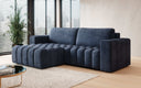 Designer Ecksofa Tirina mit Schlaffunktion