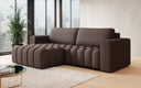 Designer Ecksofa Tirina mit Schlaffunktion