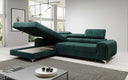 Designer Ecksofa Melinda mit Schlaf- und Klappfunktion