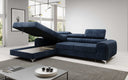 Designer Ecksofa Melinda mit Schlaf- und Klappfunktion