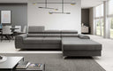 Designer Ecksofa Melinda mit Schlaf- und Klappfunktion