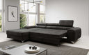 Designer Ecksofa Melinda mit Schlaf- und Klappfunktion